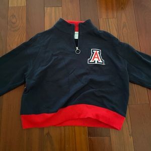 Brand-new University of Arizona Zip-up Sweatshirt